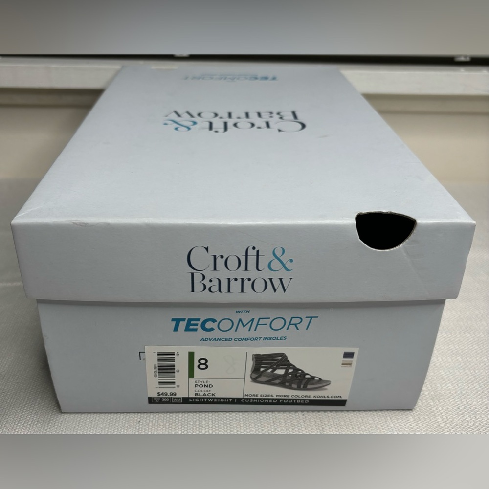 Croft & Barrow Tecomfort Sandal Size 8 - Picture 4 of 4
